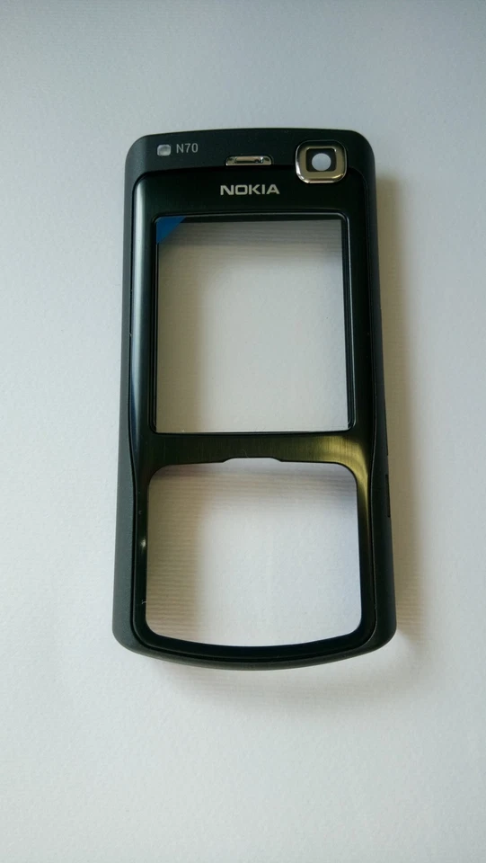 COVER ORIGINALE NOKIA -N70- ORIGINALE da assistenza tecnica  FRONT NERO - Immagine 1 di 1