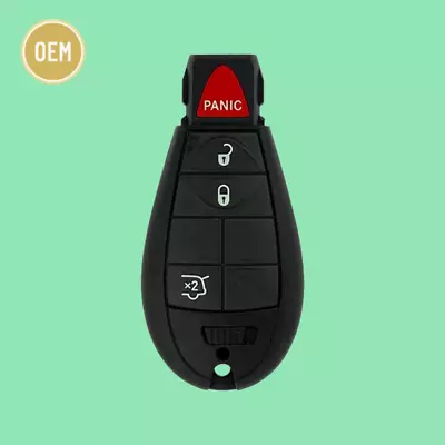 Jeep Commander Grand Cherokee 2008-2010 4 Button Fobik IYZ-C01C (OEM) +New Blade - Image 1 of 4