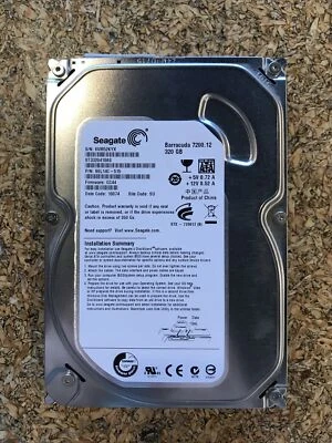 Seagate Barracuda 7200.12 ST3320418AS 320GB 3.5" SATA Hard Disk Drive HDD - JD13 - Image 1 of 3