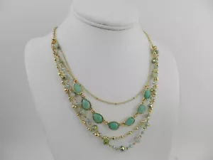 Style & Co Gold-Tone Color Stone & Bead Layered Strand Necklace, 17" + 3" extend - Picture 1 of 3