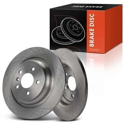 2x Rear Left & Right Disc Brake Rotors for Mercedes-Benz W166 GLE350d GLE300d - Image 1 of 4