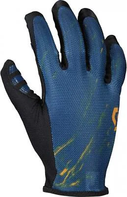 Scott Traction Full Finger Cycling Gloves Blue Bike Ride Breathable Cycle Mens - Изображение 1 из 2