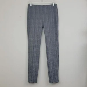 Tahari Black, White & Blue Plaid Slim Pants M/L - Picture 1 of 24