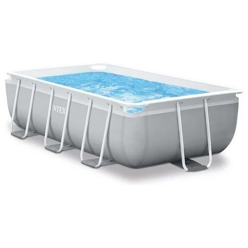 Intex 26784 Rechteckig Gerahmter Pool - Grau