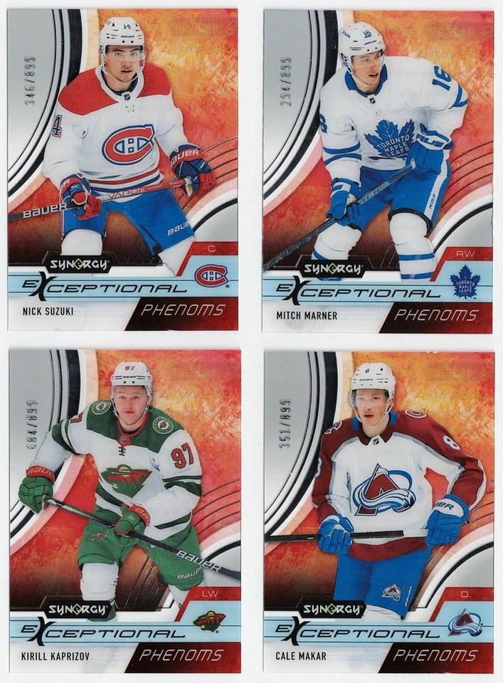 2021-22 Upper Deck Synergy Exceptional Phenoms Silver #/899 Pick From List !! - Image 1 of 1