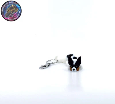 Rat Terrier Perro Llavero Cremallera Tirador Flexi Inquieto Lindo Cachorro Articulado 3D Foto 1 de 4