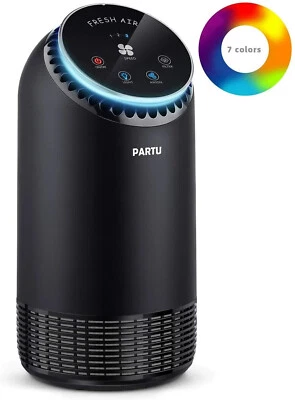 Purificatore D'aria Partu BS-08 Led Light Ioni Con Filtro Hepa Carboni Attivi - Immagine 1 di 4