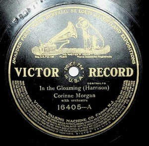 Corinne Morgan In Gloaming Elizabeth Wheeler Rock Me To Sleep Mother 78 Record - Picture 1 of 2