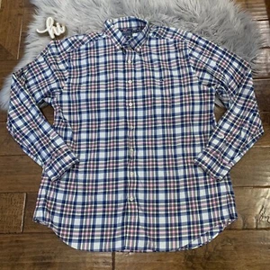 Camisa para Hombres Vineyard Vines Talla XL Azul Rosa Blanco Amarillo Mezcla de Algodón a Cuadros - Imagen 1 de 8