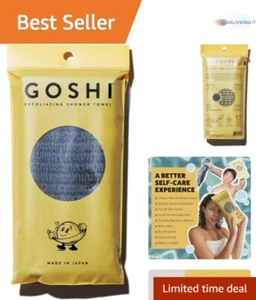 Large 46-Inch Exfoliating Washcloth - Gentle Exfoliation for All Skin Types - Picture 1 of 8