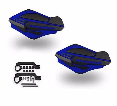 Powermadd Sentinel Handguards Guards Mount Blue Black Yamaha Raptor 700 700R All - Image 1 of 3