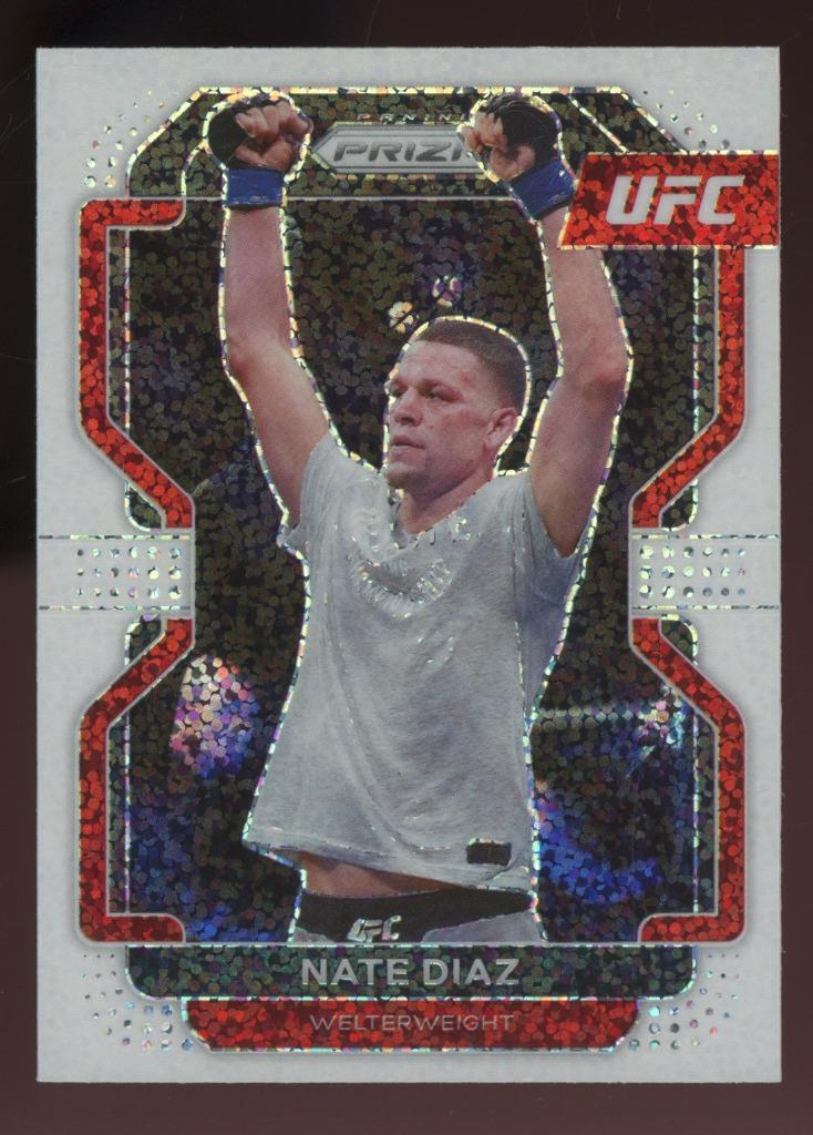 2022 Panini Prizm UFC White Sparkle #150 Nate Diaz SSP Rare