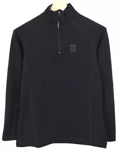 66 North Iceland Polartec Sweatshirt Damen L Pullover Halb Reißverschluss Black - Bild 1 von 11