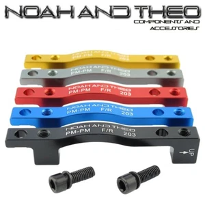 Ultralight Disc Brake Adapter Rear 203mm POST PM Frame to POST PM Brake Caliper - Picture 1 of 17