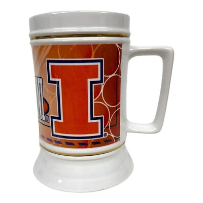 University of Illinois Fighting Illini Ceramic Mug 20 oz. Collegiate Licensed - Image 1 of 4