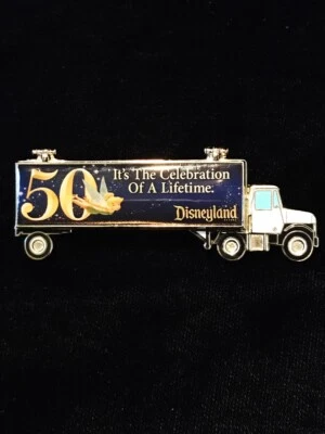 Disney DLR Cast Exclusive 50th Anniversary Its a Celebration Simi Truck Pin  - Image 1 of 4