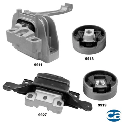 Крепления двигателя и трансмиссии Комплект креплений 4 шт для Volkswagen Golf; Jetta 2019 L4-1,4 л - Изображение 1 из 4