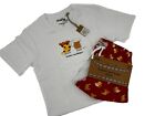 Pavilion Gift Company Snackin' and Relaxin' Pizza Beer Lounge Pants T-Shirt Sz S