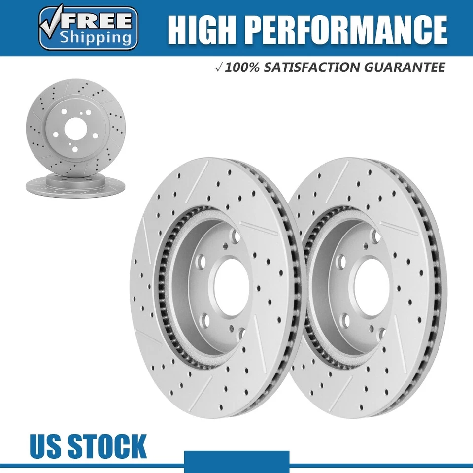 Juego de 4 rotores de freno delanteros y traseros para 2008-2012 2013 2014 2015 Scion xB 2,4 L Foto 1 de 4