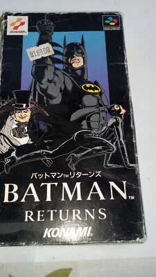 Konami SHVC-BJ-Batman Returns, Japan Version komplett mit Begleitheft ! Selten - Bild 1 von 3