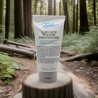 Kiehl's Rare Earth Deep Pore DAILY CLEANSER  5 oz / 150ml  Exfoliates & detox - Image 1 of 4