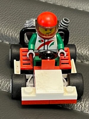 LEGO Town City Octan Minifig Driver and Race Car - Image 1 of 4