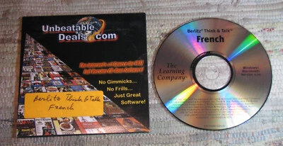 Berlitz Think & Talk FRENCH The Learning Company Windows Macintosh Version 2.02 - Image 1 of 2