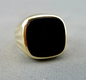 Siegel Ring ca.60er Jahre 333/- Gold Onyx - Bild 1 von 7