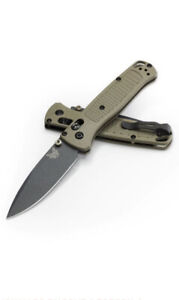 Benchmade 535GRY-1 Ambidextrous Foldable Pocket Knife - Green