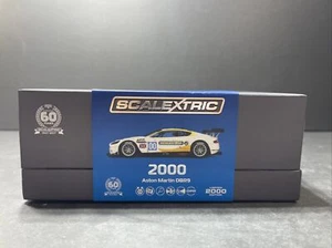 SCALEXTRIC 60YRS C3830 ASTON MARTIN DBR9 NEW IN BOX LOOK WOW - Picture 1 of 4