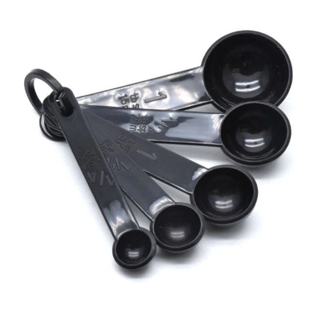 5 X Measuring Spoons Food Kitchen 1.25 - 15ml, 1/4 tsp - 1 tb sp Multi Purpose  - Image 1 of 1