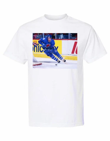 Peter-Forsberg Quebec Nordiques Graphic Printed T Shirt NWOT Cover