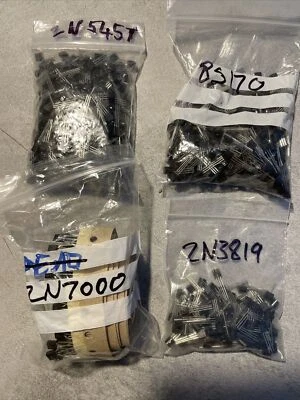 Genuine JFET/MOSFET transistors Motorola, Fairchild, J201, 2SK, PF5102 Etc