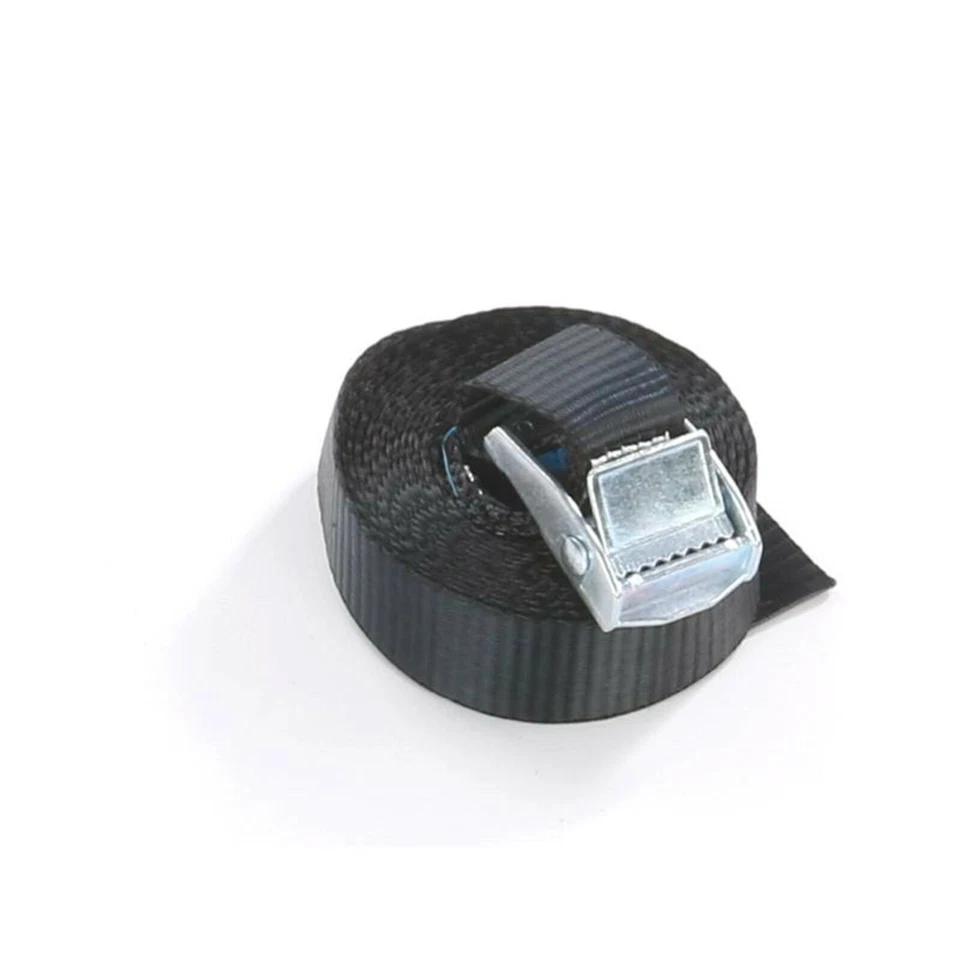 Spanngurt Zurrgurt mit Klemmschloss | 2,5 m bis 250 kg | einteilig 1-tlg schwarz - Bild 1 von 1