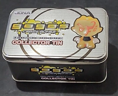 JONA GOGO'S CRAZY BONES LIMITED EDITION COLLECTOR TIN  w/ 18 Characters - Image 1 of 4