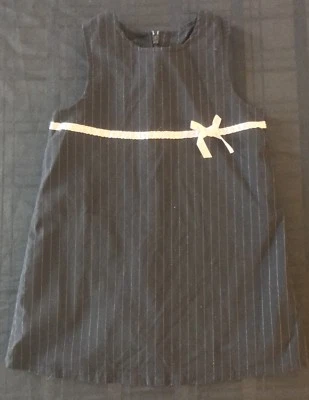 Cherokee 学步儿童女孩无袖条纹连衣裙,尺寸 24M — 第 1/4 张图片