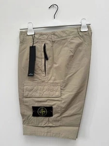 STONE ISLAND L0803 STRETCH COTTON TELA 'PARACADUTE CARGO BERMUDA W30" - Picture 1 of 5