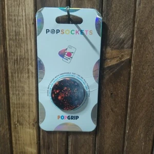 PopSockets Phone Grip Dark Star POPGRIP With Swappable Top Kickstand NEW - Picture 1 of 5