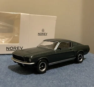 Miniatura Norev Ford Mustang Bullitt Verde Satinado 1/43 Metal Nuevo Caja - Imagen 1 de 9