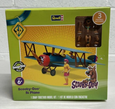 Revel Scooby Doo Bi Plane Model Kit 85-1770 - Image 1 of 4