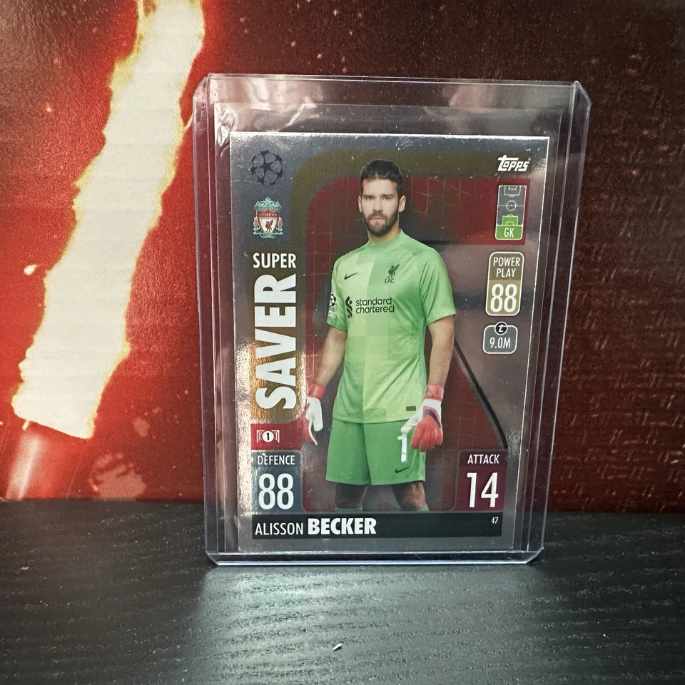 2021-22 Topps Match Attax ALISSON BECKER - UEFA Super Saver #47 Silver Foil - Image 1 of 1