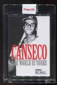 TOPPS PROJECT 70 SILVER ARTIST PROOF 292 JOSE CANSECO by DON C 4/51 ATHLETICS - Picture 1 of 2