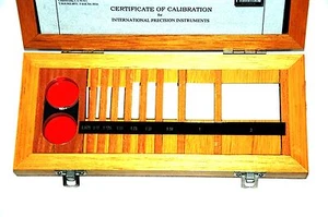 Fowler 53-684-003 Calibration Set with Ceramic Blocks and Optical Flats - Picture 1 of 5