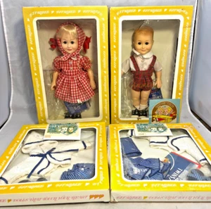 Effanbee Bobbsey Twins Fred & Flossie con dos trajes de The Seashore - Imagen 1 de 16