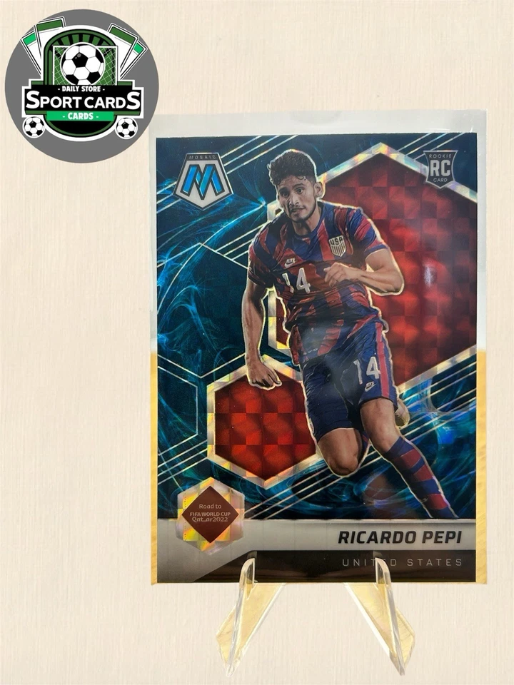 2021–22 мозаика FIFA Road To World Cup Рикардо Пепи GENESIS PRIZM SSP ЧЕХОЛ RC NO99 - Изображение 1 из 4
