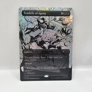 Tendrils of Agony quasi nuovo #2023 Rainbow Foil (inchiostri) MTG Tana Segreta - Foto 1 di 2