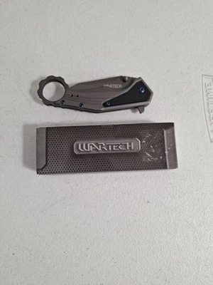 NEW-WARTECH KNIFE PWT334GY 3.5 IN BLADE - Image 1 of 4