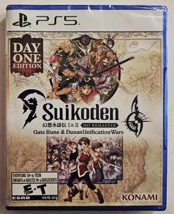 SUIKODEN I & II HD REMASTER DAY ONE EDITION PLAYSTATION 5 PS5 SPEDIZIONE VELOCE  - Foto 1 di 2