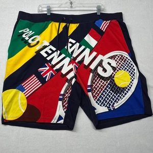 Polo Ralph Lauren Men's Tennis Graphic Print Athletic Shorts Size 3XL - Picture 1 of 6