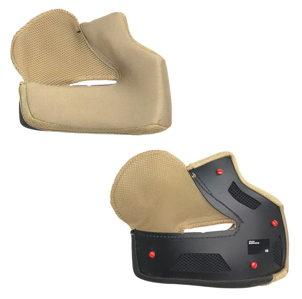 Almohadillas para mejillas para casco Icon Elsinore marrón Foto 1 de 1